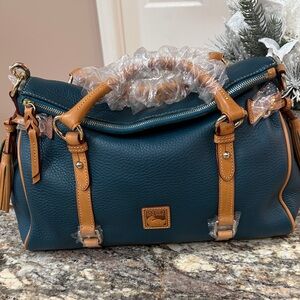 NWT Dooney&Bourke Dillen Leather Medium Satchel